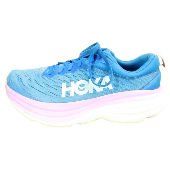 Hoka One One Bondi 8 Coastal Sky All Aboard Running Shoe Size 10 - Picture 1 of 10